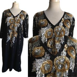 Vintage Sequin Dress